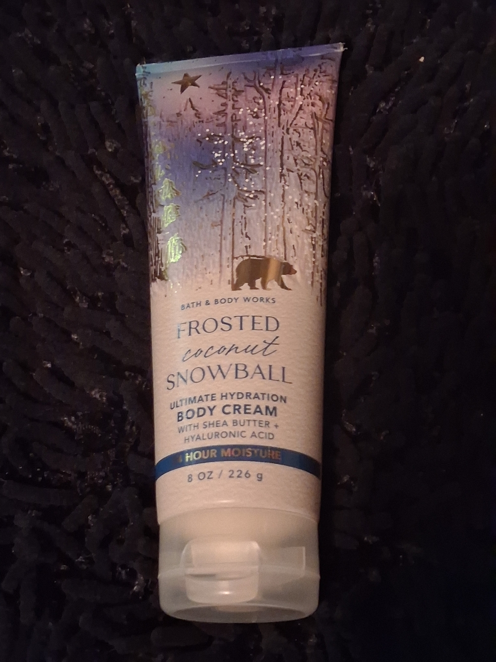 Bath & Body Works Frosted Coconut Snowball Body Cream - White/Blue/Gold